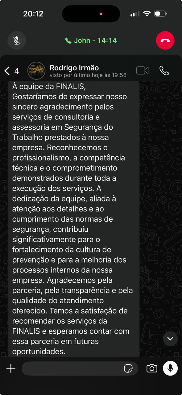 Depoimento de Wendel e Rodrigo Monteiro Carneiro enviado por WhatsApp